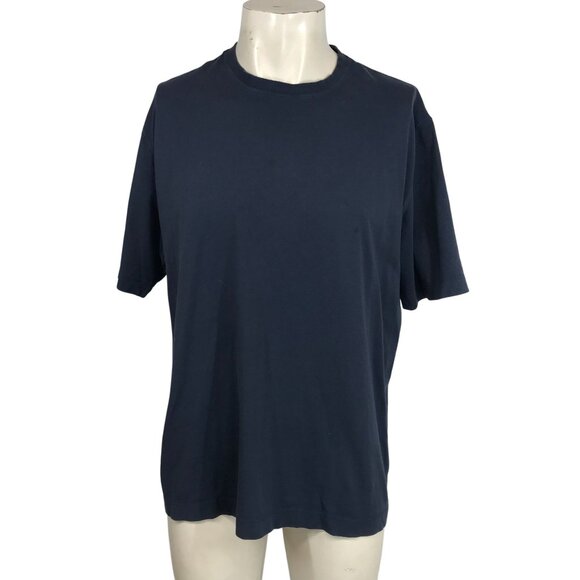 LEFT COAST TEE- MEN'S XL -NAVY SHORT SLEEVE CREW NECK PIMA COTTON T-SHIRT - Picture 1 of 9